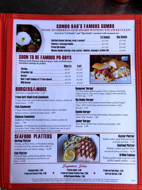 little daddies|little daddy's menu.